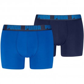 Боксерки Puma Everyday Basic boxers 2 units - Blue (Team Royal Blue / Navy) боксерки,мъжко,бельо,puma,everyday,basic,boxers,2,units,blue,(team,royal,blue,navy)