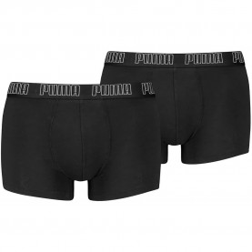 Боксерки Puma Everyday Basic Trunk boxers 2 units - Black (Black / Black) боксерки,мъжко,бельо,puma,everyday,basic,trunk,boxers,2,units,black,(black,black)