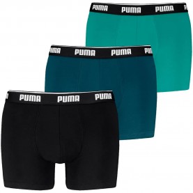 Боксерки Puma Everyday Basics boxers 3 units - Multicolor (Black / Petrol / Mint) боксерки,мъжко,бельо,puma,everyday,basics,boxers,3,units,multicolor,(black,petrol,mint)