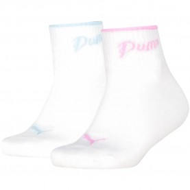 чорапи,мъжки,чорапи,дамски,чорапи,puma,logo,quarter,socks,2,pairs,white,(white,mauve,aqua)