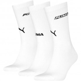 Чорапи Puma Logo Stacking crew socks 3 pairs - White (White) чорапи,мъжки,чорапи,дамски,чорапи,puma,logo,stacking,crew,socks,3,pairs,white,(white)