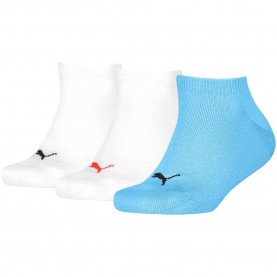 Чорапи Puma Plain Sneaker socks 3 pairs - White / Blue (Blue / White / Red Flash) чорапи,мъжки,чорапи,дамски,чорапи,puma,plain,sneaker,socks,3,pairs,white,blue,(blue,white,red,flash)
