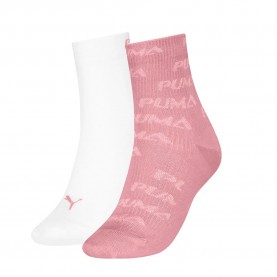 Чорапи Puma Shine Swirl short socks 2 pairs - Multicolor (Dusky Rosewood / White) чорапи,мъжки,чорапи,дамски,чорапи,puma,shine,swirl,short,socks,2,pairs,multicolor,(dusky,rosewood,white)