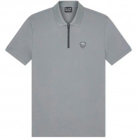 EA7 EMPORIO ARMANI 8NPF13_PJRGZ short sleeve polo - Grey (Grey) дамски,блузи,с,яка,мъжки,блузи,с,яка,ea7,emporio,armani,8npf13,pjrgz,short,sleeve,polo,grey,(grey)