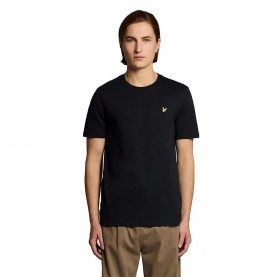 тениска,мъжки,тениски,дамски,тениски,lyle,&,scott,fine,slub,short,sleeve,t,shirt,black,(jet,black)