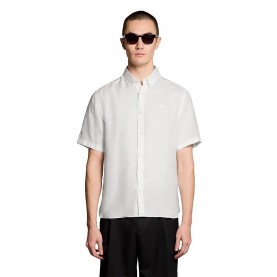 Риза с къс ръкав Lyle & scott SW2449V short sleeve shirt - White (White) риза,с,къс,ръкав,дамски,ризи,мъжки,ризи,lyle,&,scott,sw2449v,short,sleeve,shirt,white,(white)