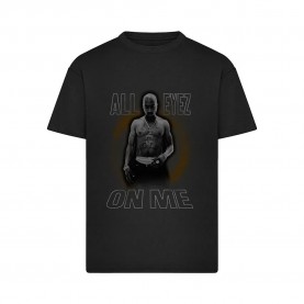 Тениска Merchcode 2Pac All Eyez On Me short sleeve T-shirt - Black (Black) тениска,мъжки,тениски,дамски,тениски,merchcode,2pac,all,eyez,on,me,short,sleeve,t,shirt,black,(black)