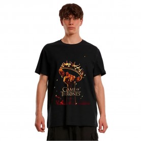 Тениска Merchcode Game Of Thrones Poster short sleeve T-shirt - Black (Black) тениска,мъжки,тениски,дамски,тениски,merchcode,game,of,thrones,poster,short,sleeve,t,shirt,black,(black)