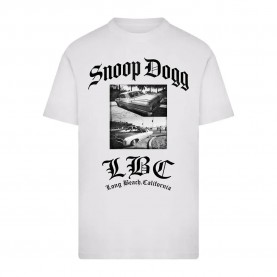 Тениска Merchcode Mc1491 Snoop Dogg short sleeve T-shirt - White (White) тениска,мъжки,тениски,дамски,тениски,merchcode,mc1491,snoop,dogg,short,sleeve,t,shirt,white,(white)