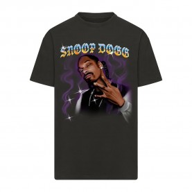 Тениска Merchcode Snoop Dogg Paintbrush Oversize short sleeve T-shirt - Black (Black) тениска,мъжки,тениски,дамски,тениски,merchcode,snoop,dogg,paintbrush,oversize,short,sleeve,t,shirt,black,(black)