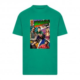 Тениска Merchcode The Big Bang Theory Bazinga Magazine Cover short sleeve T-shirt - Green (Forest Green) тениска,мъжки,тениски,дамски,тениски,merchcode,the,big,bang,theory,bazinga,magazine,cover,short,sleeve,t,shirt,green,(forest,green)