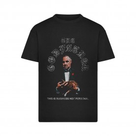 Тениска Merchcode The Godfather Not Personal short sleeve T-shirt - Black (Black) тениска,мъжки,тениски,дамски,тениски,merchcode,the,godfather,not,personal,short,sleeve,t,shirt,black,(black)