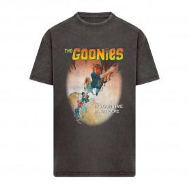 Тениска Merchcode The Goonies Our Time Acid Wash short sleeve T-shirt - Black (Black) тениска,мъжки,тениски,дамски,тениски,merchcode,the,goonies,our,time,acid,wash,short,sleeve,t,shirt,black,(black)