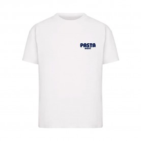 Тениска Miss tee Pasta Night Love Language short sleeve T-shirt - White (White) тениска,мъжки,тениски,дамски,тениски,miss,tee,pasta,night,love,language,short,sleeve,t,shirt,white,(white)