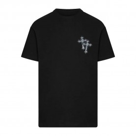 тениска,мъжки,тениски,дамски,тениски,mister,tee,six,crosses,short,sleeve,t,shirt,black,(black)