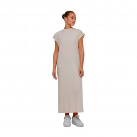 Рокля Urban classics TB6027 short sleeve dress - Beige (Cloud) рокля,дамски,поли,и,рокли,urban,classics,tb6027,short,sleeve,dress,beige,(cloud)