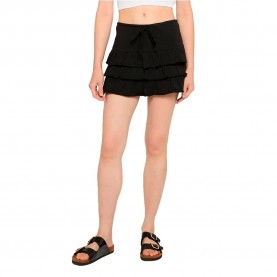 Пола Urban classics TB7506 long skirt - Black (Black) пола,дамски,поли,и,рокли,urban,classics,tb7506,long,skirt,black,(black)