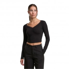 Риза с дълъг ръкав Urban classics TB7729 long sleeve shirt - Black (Black) риза,с,дълъг,ръкав,дамски,ризи,мъжки,ризи,urban,classics,tb7729,long,sleeve,shirt,black,(black)