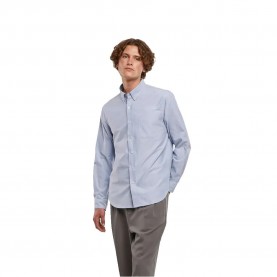 Риза с дълъг ръкав Urban classics TB8094 long sleeve shirt - Blue (Light Horizon Blue) риза,с,дълъг,ръкав,дамски,ризи,мъжки,ризи,urban,classics,tb8094,long,sleeve,shirt,blue,(light,horizon,blue)
