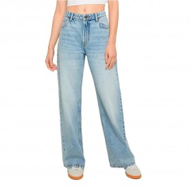Дънки Urban classics TB8141 Wide Leg jeans - Blue (Dirty Light Blue Acid Washed) дънки,мъжки,панталони,дамски,панталони,urban,classics,tb8141,wide,leg,jeans,blue,(dirty,light,blue,acid,washed)