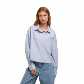 Риза с дълъг ръкав Urban classics TB8170 long sleeve shirt - Blue (Light Horizon Blue) риза,с,дълъг,ръкав,дамски,ризи,мъжки,ризи,urban,classics,tb8170,long,sleeve,shirt,blue,(light,horizon,blue)