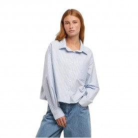 Риза с дълъг ръкав Urban classics TB8171 long sleeve shirt - Blue (Light Horizon Blue / White) риза,с,дълъг,ръкав,дамски,ризи,мъжки,ризи,urban,classics,tb8171,long,sleeve,shirt,blue,(light,horizon,blue,white)