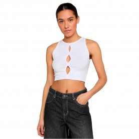 Потник Urban classics TB8173S Sleeveless Top - White (White) потник,дамски,топове,urban,classics,tb8173s,sleeveless,top,white,(white)