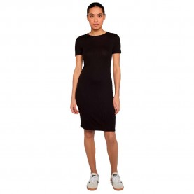 Рокля Urban classics TB8275 short sleeve short dress - Black (Black) рокля,дамски,поли,и,рокли,urban,classics,tb8275,short,sleeve,short,dress,black,(black)