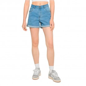 Къси панталони Urban classics TB8371 High waist denim shorts - Blue (Light Blue Washed) къси,панталони,мъжки,панталони,дамски,панталони,urban,classics,tb8371,high,waist,denim,shorts,blue,(light,blue,washed)