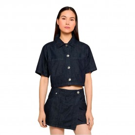 Urban classics TB8372 blouse - Blue (Washed) дамски,блузи,urban,classics,tb8372,blouse,blue,(washed)