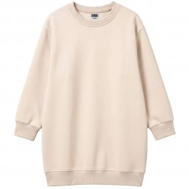 Рокля Urban classics UCK8565 long sleeve dress - Beige (White Sand) рокля,дамски,поли,и,рокли,urban,classics,uck8565,long,sleeve,dress,beige,(white,sand)
