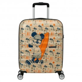 American tourister Wavebreaker Disney-36L trolley bag - Beige (Mickey Super Surfer) куфари,american,tourister,wavebreaker,disney,36l,trolley,bag,beige,(mickey,super,surfer)