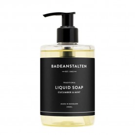 Badeanstalten Cucumber and Mint 300 ml Liquid Soap - Clear (Green) хигиена,тяло,badeanstalten,cucumber,and,mint,300,ml,liquid,soap,clear,(green)