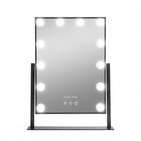 Gillian jones Hollywood LED-Black makeup mirror - Clear (Black) специфични,козметични,продукти,gillian,jones,hollywood,led,black,makeup,mirror,clear,(black)