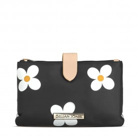 специфични,козметични,продукти,gillian,jones,the,weekender,daisy,print,beauty,accessories,set,black,(white,black)