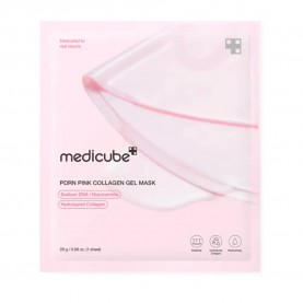 Medicube PDRN Pink Collagen (4 Pack) Mask - Clear (Pink) специфични,козметични,продукти,medicube,pdrn,pink,collagen,(4,pack),mask,clear,(pink)