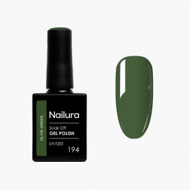 Nailura 194 10 ml nail polish - Green (Olive Green) специфични,козметични,продукти,nailura,194,10,ml,nail,polish,green,(olive,green)