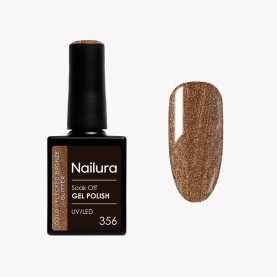 Nailura 356 10 ml nail polish - Brown (Bronze / Gold) специфични,козметични,продукти,nailura,356,10,ml,nail,polish,brown,(bronze,gold)