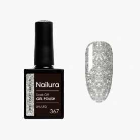 Nailura 367 10 ml nail polish - Silver (Steel Gray) специфични,козметични,продукти,nailura,367,10,ml,nail,polish,silver,(steel,gray)