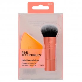 специфични,козметични,продукти,real,techniques,mini,travel,duo,makeup,brush,&,sponge,set,clear,(multicolor)