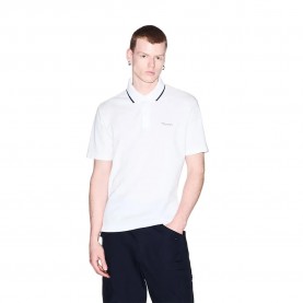 Armani exchange XM002895_AF13026 short sleeve polo - White (Off White) дамски,блузи,с,яка,мъжки,блузи,с,яка,armani,exchange,xm002895,af13026,short,sleeve,polo,white,(off,white)