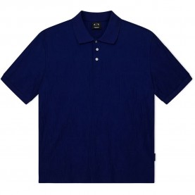 Armani exchange XM002909_AF10337 short sleeve polo - Blue (Blue Depths) дамски,блузи,с,яка,мъжки,блузи,с,яка,armani,exchange,xm002909,af10337,short,sleeve,polo,blue,(blue,depths)