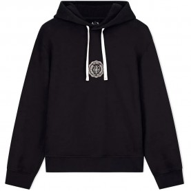 Суичър Armani exchange XM002912_AF26047 hoodie - Black (Licorice) суичър,мъжки,пуловери,armani,exchange,xm002912,af26047,hoodie,black,(licorice)