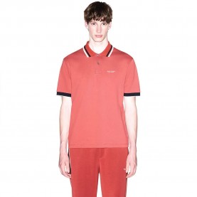 Armani exchange XM002936_AF13026 short sleeve polo - Red / Orange (Bossa Nova) дамски,блузи,с,яка,мъжки,блузи,с,яка,armani,exchange,xm002936,af13026,short,sleeve,polo,red,orange,(bossa,nova)