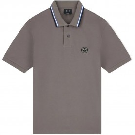 Armani exchange XM002939_AF13026 short sleeve polo - Grey (Falcon) дамски,блузи,с,яка,мъжки,блузи,с,яка,armani,exchange,xm002939,af13026,short,sleeve,polo,grey,(falcon)