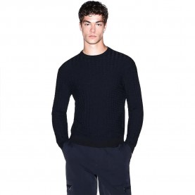 Блуза Armani exchange XM002988_AF10454 sweater - Blue (Deep Navy Arrow) блуза,мъжки,пуловери,дамски,пуловери,armani,exchange,xm002988,af10454,sweater,blue,(deep,navy,arrow)