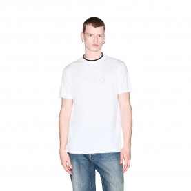 Тениска Armani exchange XM003020_AF10356 short sleeve T-shirt - White (Off White) тениска,мъжки,тениски,дамски,тениски,armani,exchange,xm003020,af10356,short,sleeve,t,shirt,white,(off,white)