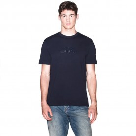 Тениска Armani exchange XM003031_AF10356 short sleeve T-shirt - Black (Deep Navy) тениска,мъжки,тениски,дамски,тениски,armani,exchange,xm003031,af10356,short,sleeve,t,shirt,black,(deep,navy)