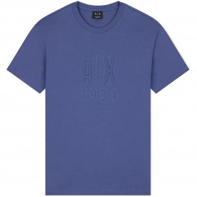 Тениска Armani exchange XM003042_AF10358 short sleeve T-shirt - Blue (Vintage Indigo) тениска,мъжки,тениски,дамски,тениски,armani,exchange,xm003042,af10358,short,sleeve,t,shirt,blue,(vintage,indigo)
