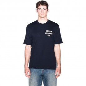 Тениска Armani exchange XM003080_AF10362 short sleeve T-shirt - Blue (Deep Navy) тениска,мъжки,тениски,дамски,тениски,armani,exchange,xm003080,af10362,short,sleeve,t,shirt,blue,(deep,navy)